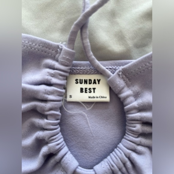 ARITZIA SUNDAY BEST cora tank (halter) size small lavish lavender - Picture 2 of 4